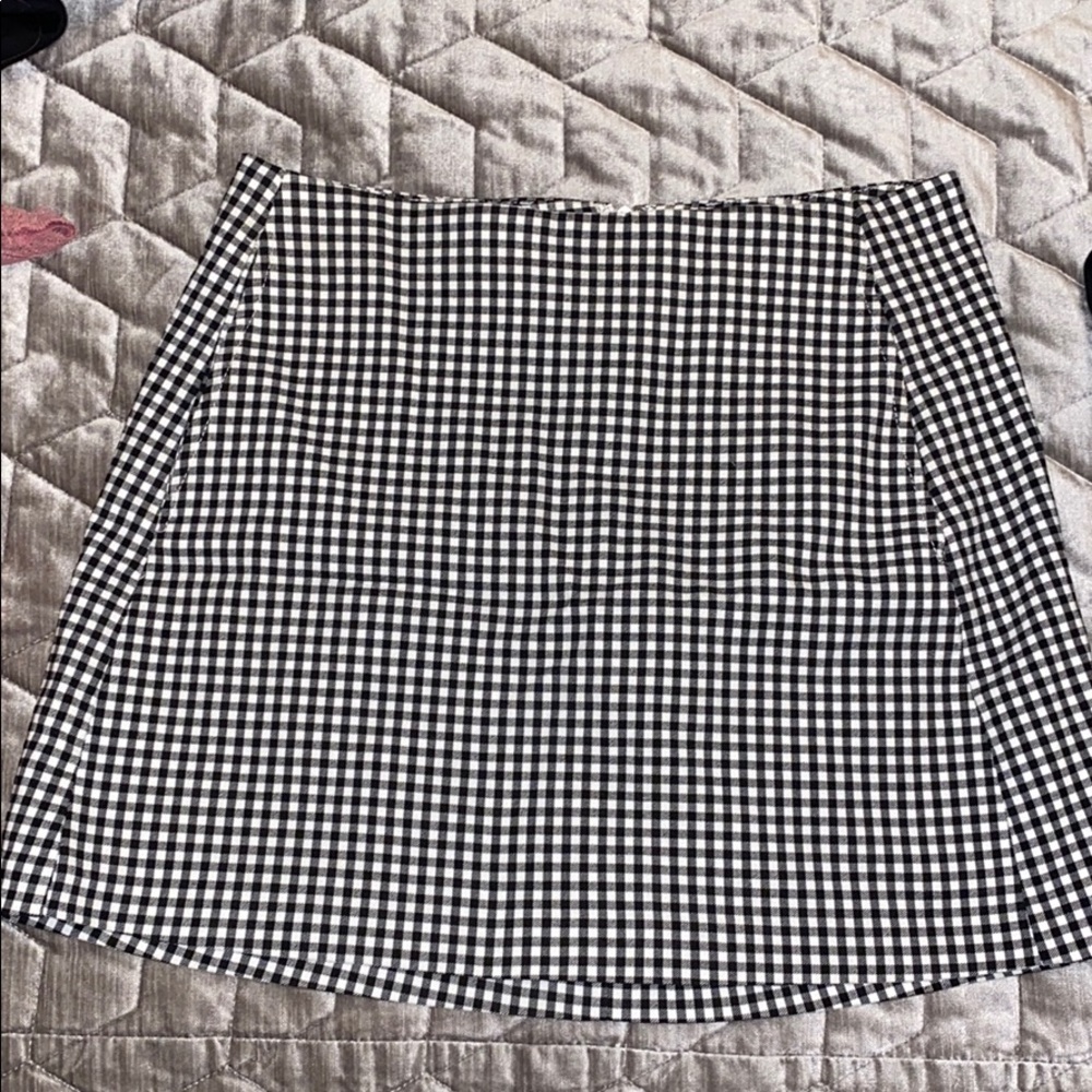 Urban outfitter gingham mini skirt